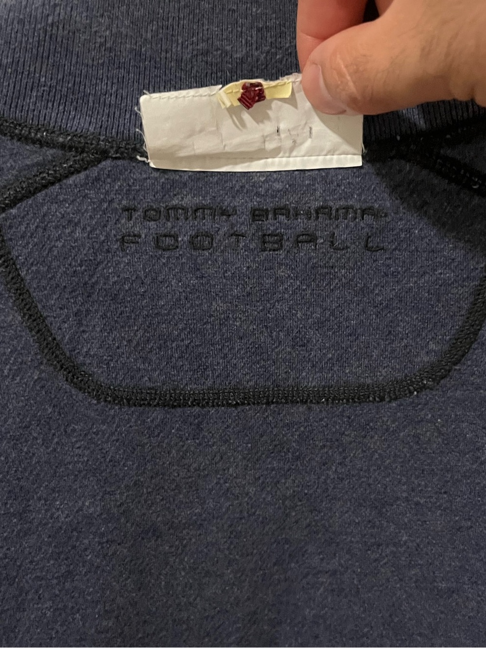 Los Angeles Rams Tommy Bahama Reversible 1/4 Zip Sweater Men Xl Blue Grey - Picture 7 of 9